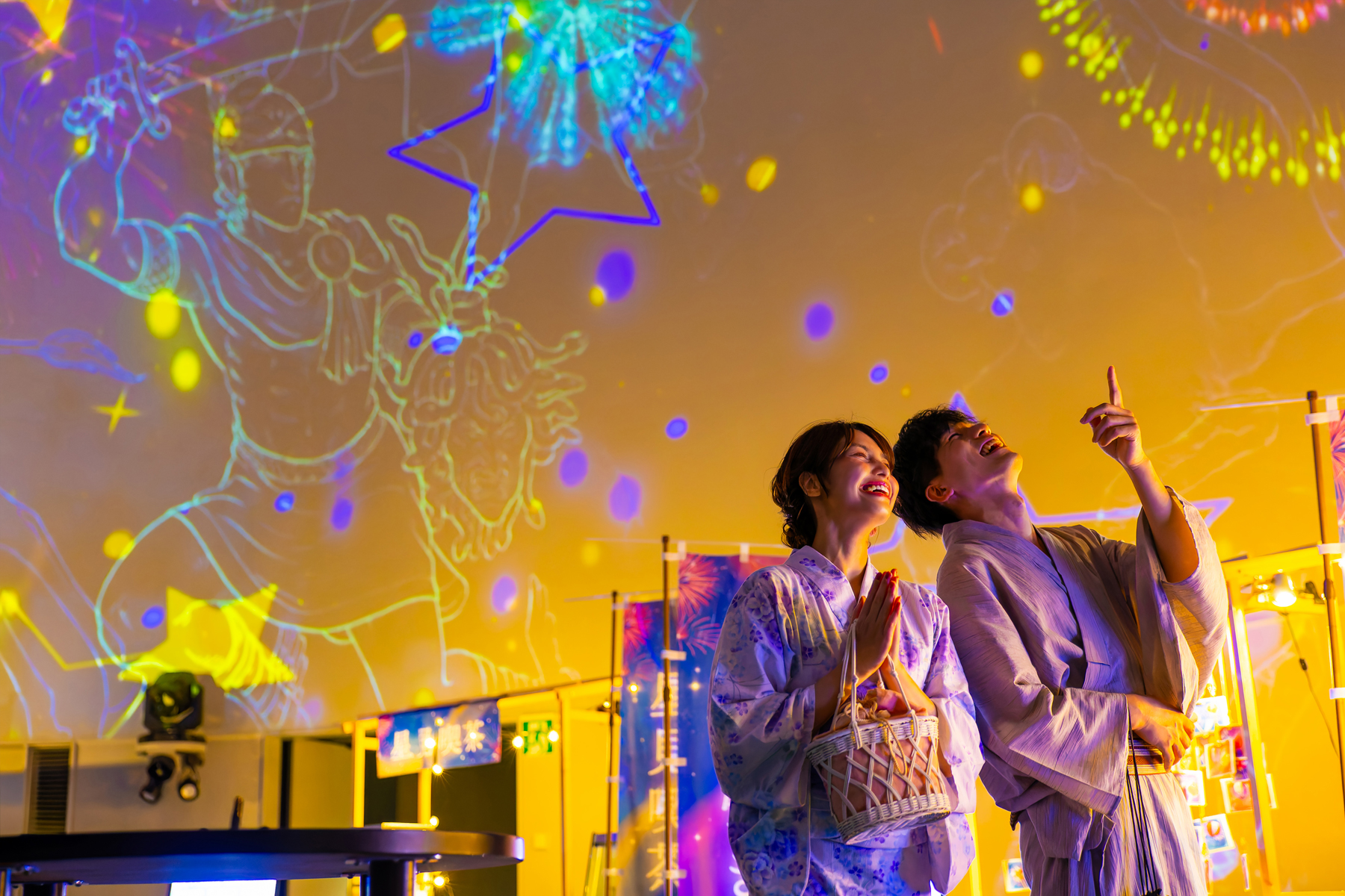 星空×花火×夏祭り！涼しいプラネタリウムで、ここにしかない夏の思い出