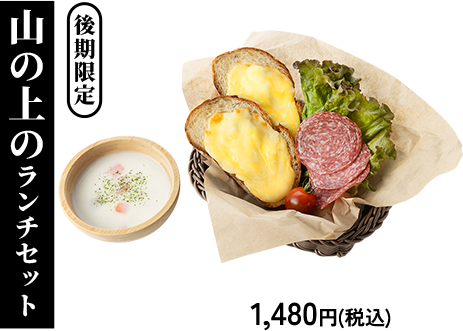 山の上のランチセット