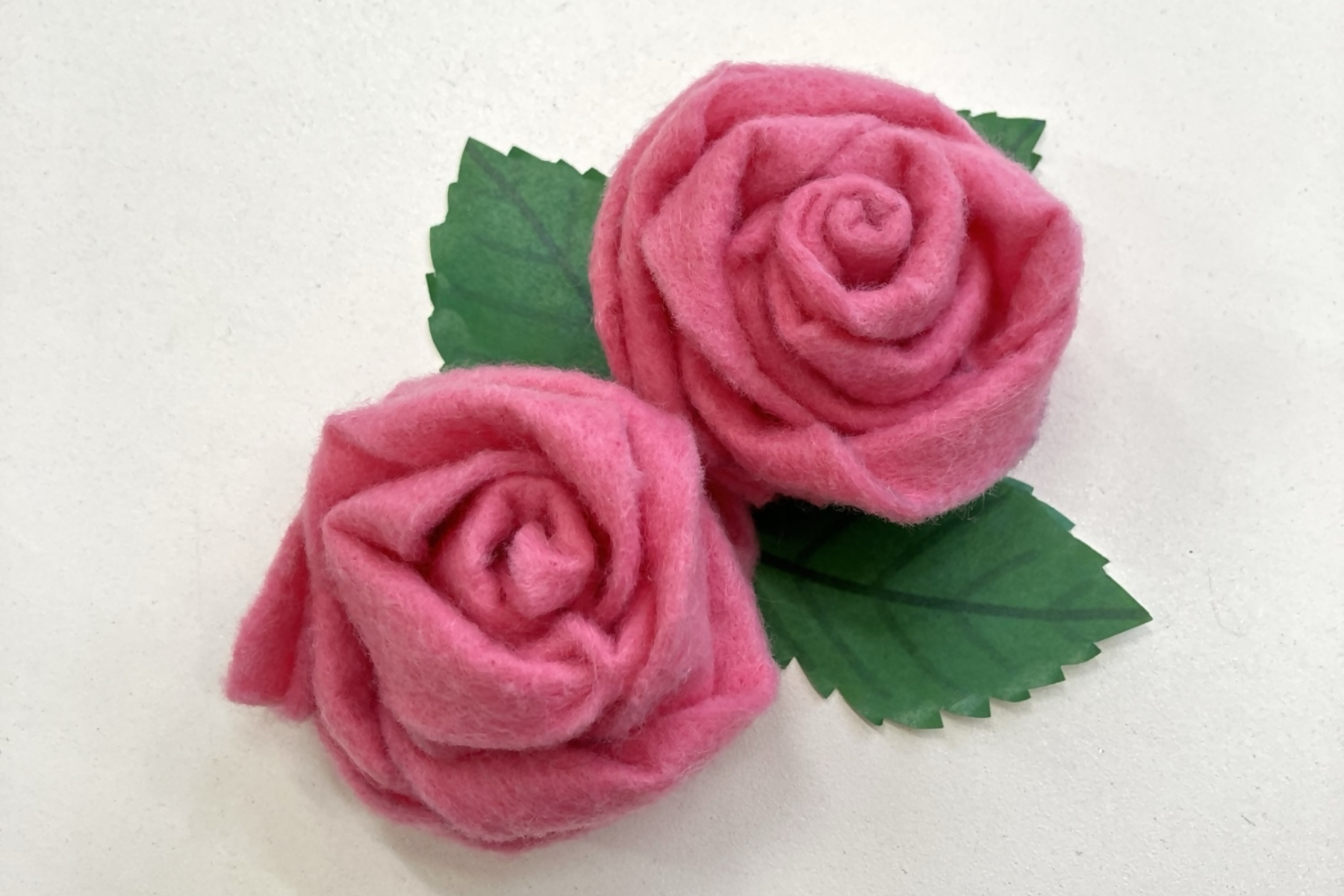 バラのキーホルダーづくり