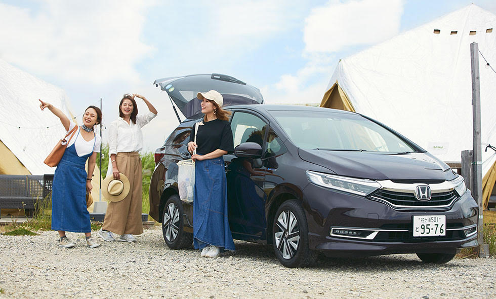 Honda SHUTTLEと行くおしゃれグランピングで女子会を楽しもう！
