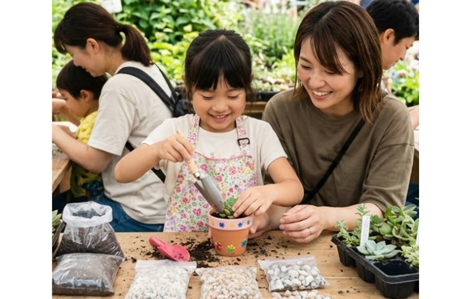 ミニプランターでオーガニック菜園作り