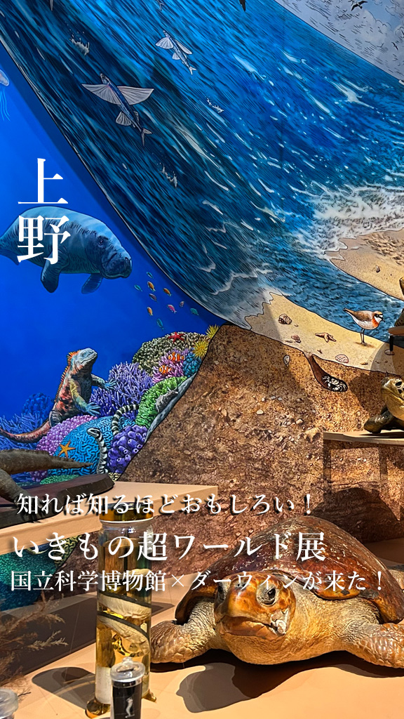 特別展「いきもの超ワールド展　 国立科学博物館×ダーウィンが来た！」